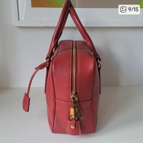 PRADA Saffiano Bowler Bag - Picture 8 of 14